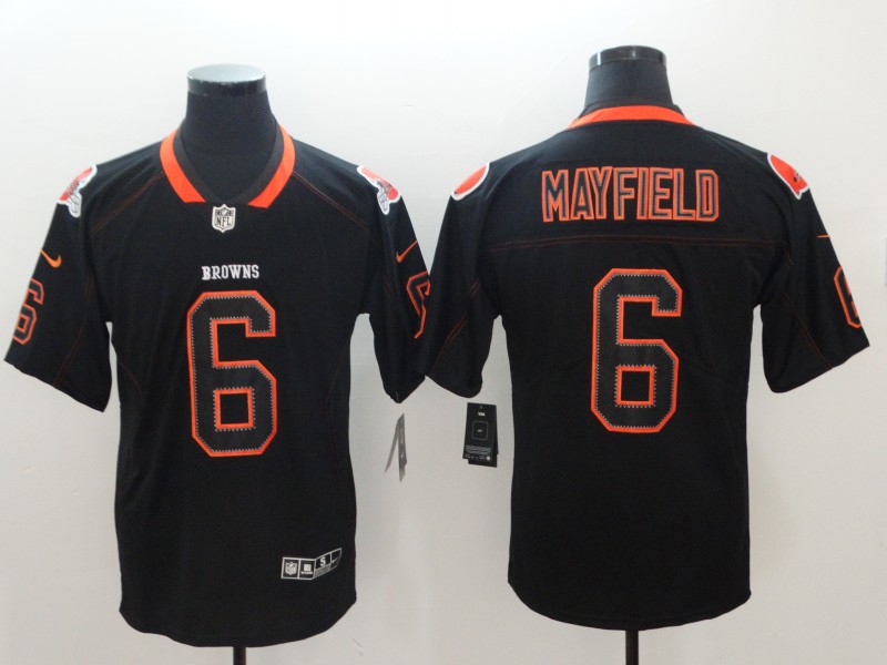 Men's Cleveland Browns Baker Mayfield Black Authentic Jersey
